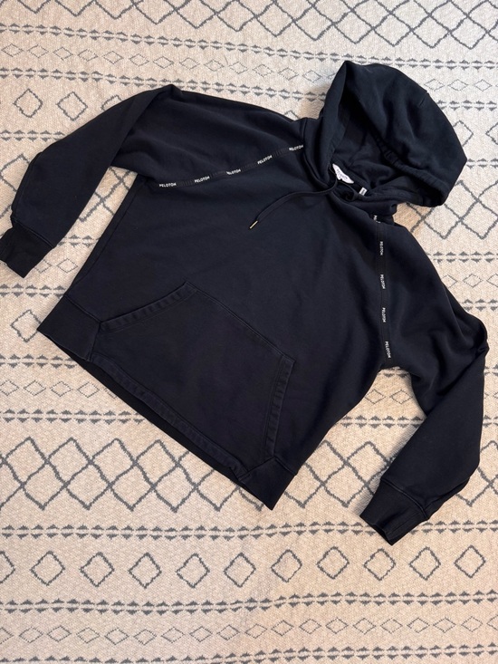 Peloton Tops - Peloton Black Logo-Trim Pullover Hoodie